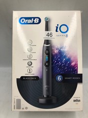 ORAL-B IO8 ELECTRIC TOOTHBRUSH FOR ADULTS, APP CONNECTED HANDLE, 1 ULTIMATE CLEAN TOOTHBRUSH HEAD & MAGNETIC POUCH, 6 MODES, TEETH WHITENING, 2 PIN UK PLUG.: LOCATION - A