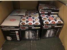 QUANTITY OF ITEMS TO INCLUDE RUSSELL HOBBS CLASSIC GLASS KETTLE:: LOCATION - D RACK