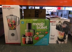 QUANTITY OF KITCHEN & APPLIANCES ITEMS TO INCLUDE NUTRIBULLET MAGIC BULLET KITCHEN EXPRESS - ALL-IN-ONE FOOD PROCESSOR & BLENDER - 830ML CAPACITY - PRECISE CONTROL - BLEND, CHOP, MIX & SLICE - IDEAL