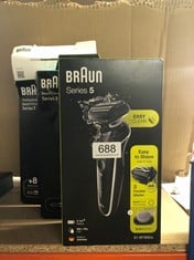 QUANTITY OF HEALTH & BEAUTY ITEMS TO INCLUDE BRAUN SERIES 5 51-W1600S ELECTRIC SHAVER FOR MEN, ELECTRIC RAZOR FOR MEN WITH EASYCLICK BODY GROOMER ATTACHMENT, EASYCLEAN, WET & DRY, RECHARGEABLE, CORDL