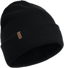 13 X FURTALK BEANIE HAT MEN WOMEN WINTER HATS CUFFED PLAIN SKULL HAT CAP UNISEX WINTER KNIT HAT MEN AND WOMENS BEANIE - TOTAL RRP £108: LOCATION - RACK B