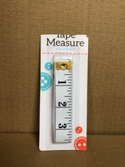 QUANTITY OF ASSORTED ITEMS TO INCLUDE 60 INCH TAPE MEASURE: LOCATION - RACK A