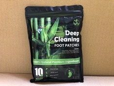 37 X DEEP CLEANING FOOT PATCHES RRP £183: LOCATION - RACK B