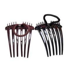 QUANTITY OF ASSORTED ITEMS TO INCLUDE BEAUPRETTY 4PCS PLASTIC HAIR SIDE COMB BANDETTE COMB FRENCH TWIST COMBS VINTAGE HAIR SIDE CLIP WITH PONYTAIL HOLDER WOMEN HAIR COMB ACCESSORIES: LOCATION - RACK