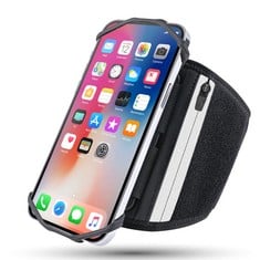 QUANTITY OF ASSORTED ITEMS TO INCLUDE RUNNING ARMBAND WITH EARBUDS BAG, RUNNING PHONE HOLDER FOR IPHONE IPHONE 14/14 PRO MAX/13/13 PRO/12 PRO MAX/11/XR 360° ROTATABLE & DETACHABLE SPORTS PHONE ARMBAN