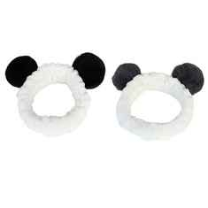 QUANTITY OF ASSORTED ITEMS TO INCLUDE MINKISSY PANDA EARS HEADBAND 2PCS HEADBANDS MAKEUP HEADBAND PANDA MAKE UP SCARF PANDA EARS FACE WASH HEADBAND RRP £420: LOCATION - RACK E