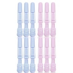 QUANTITY OF ASSORTED ITEMS TO INCLUDE 12PCS CROCODILE HAIRDRESSING CLIPS,MACAROON PINK BLUE 12CM PROFESSIONAL POSITIONING SALON HAIR CLIP,PLASTIC ALLIGATOR HAIR CLIP FOR THICK THIN HAIR WITH NON-SLIP