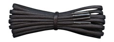 31 X FABMANIA BLACK 3MM ROUND WAXED COTTON SHOELACES - 75CM - TOTAL RRP £116: LOCATION - RACK F