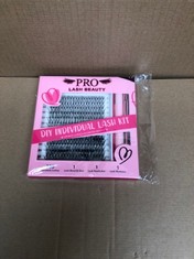 QUANTITY OF ASSORTED ITEMS TO INCLUDE PRO LASH BEAUTY DIY LASH KIT RRP £350: LOCATION - RACK F