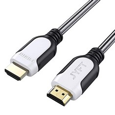 40 X J FT HDMI CABLE 1.8M - HDMI 2.0 (4K @ 60FPS), HIGH SPEED WITH ETHERNET 18GBPS, AUDIO RETURN, VIDEO 4K 2016P HD, 1080P 3D, BLUE-RAY, SUPPORT APPLE TV, XBOX, PS3, PS4, HDTV, 1PACK - TOTAL RRP £120