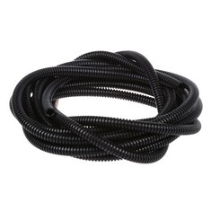 QUANTITY OF ASSORTED ITEMS TO INCLUDE SOURCINGMAP 5 M 7 X 10 MM PLASTIC FLEXIBLE CORRUGATED CONDUIT TUBE FOR GARDEN,OFFICE BLACK: LOCATION - RACK G