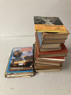 QTY OF ASSORTED BOOKS TO INCLUDE THE CUB SCOUT ANNUAL 1980