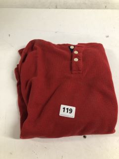 POLO RALPH LAUREN HOODIE IN RED - SIZE L/G