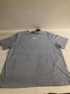 TED BAKER LONDON PLAIN TEE IN BLUE - SIZE 5 XL