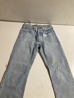 PAIR OF LEVIS STRAUSS 501 DENIM JEANS - SIZE UNKNOWN