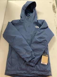 THE NORTH FACE ZIPPED WATERPROOF JACKET IN BLUE - SIZE XS