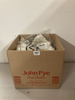 BOX OF ASSORTED PREMIUM DESIGNER CLOTHING IN VARIOUS SIZES & STYLES - APPROX RRP £250