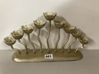 DESIGNER GOLDEN CANDLE STICK HOLDER