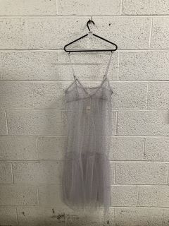 WOMEN'S DESIGNER NIGHTIE IN LAVENDER - SIZE S - RRP £80