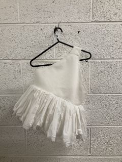 WOMEN'S DESIGNER DRESS IN WHITE - SIZE