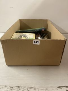 BOX OF ASSORTED BOOKS