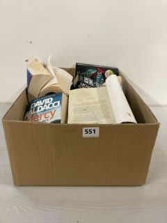 BOX OF ASSORTED BOOKS