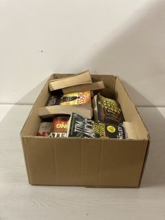 BOX OF ASSORTED BOOKS