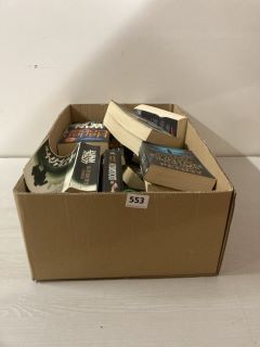 BOX OF ASSORTED BOOKS