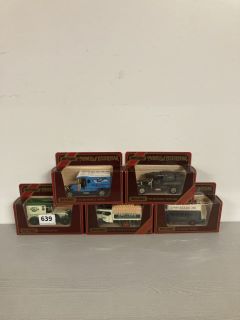 5 X ASSORTED VINTAGE COLLECTABLE MODELS OF YESTERYEAR TO INCLUDE SPILLERS & HAIG