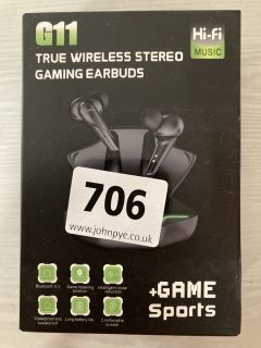 G11 TRUE WIRELESS STEREO GAMING EARBUDS