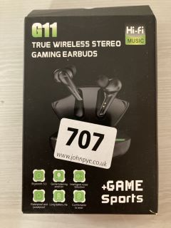 G11 TRUE WIRELESS STEREO GAMING EARBUDS