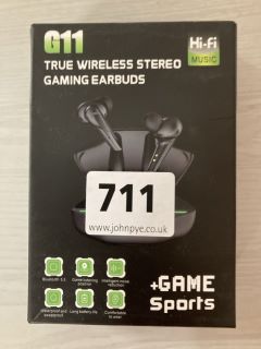 G11 TRUE WIRELESS STEREO GAMING EARBUDS