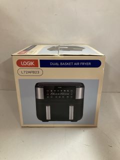 LOGIK 2850W DUAL BASKET AIR FRYER MODEL: L72AFB23