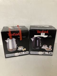 2X TEFAL AVANTI CLASSIC 1.7L KETTLE