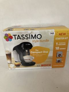 BOSCH TASSIMO STYLE BUNDLE THE COMPACT ONE COFFEE MACHINE