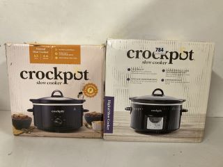 2X ASSORTED ITEMS INCL. CROCKPOT SLOWCOOKER