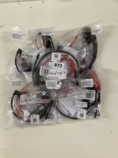 QTY OF ASSORTED PLANTRONICS USB MONO HEADPHONE