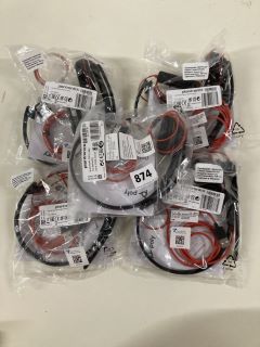 QTY OF ASSORTED PLANTRONICS USB MONO HEADPHONE