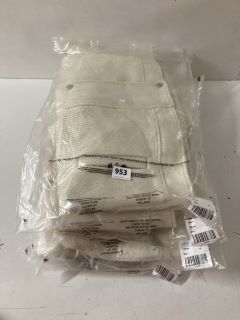 4 X MICHELLE KEEGAN JACKETS IN CREAM SIZE 10