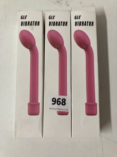 3 X GLF VIBRATOR ADULT SEX TOYS (18+ ID REQUIRED)