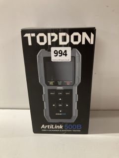 TOPDON ARTILINK 500B OBD II SCANNER & BATTERY TESTER