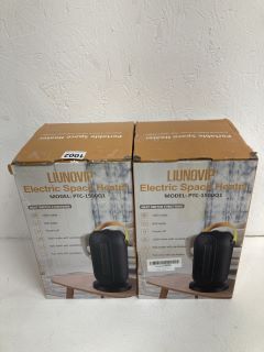 2 X LIUNOVIP ELECTRIC SPACE HEATER