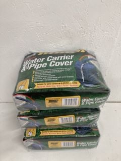 3 X INSULATED WATER CARRIER & PIPE COVER