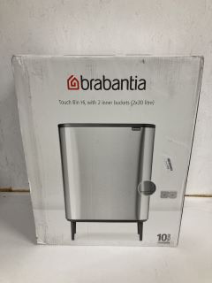 BRABANTIA TOUCH BIN HI, WITH 2 INNER BUCKETS (2X30 LITRE)