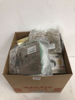 BOX OF ASSORTED ITEMS INC VAHDAM HIMALAYAN GREEN TEA