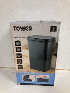 TOWER 50 LITRE SENSOR BIN