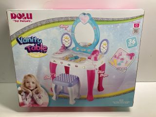 ROLU TOY FACTORY VANITY TABLE & STOOL SET