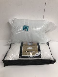 2 X BED ITEMS INC DUAL COMFORT PILLOW