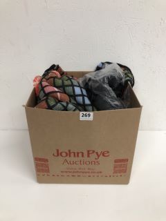 BOX OF ASSORTED CLOTHES INC SHIRTS, JACKET