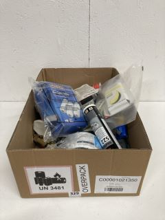 BOX OF ASSORTED ITEMS INC MASTERLOCK